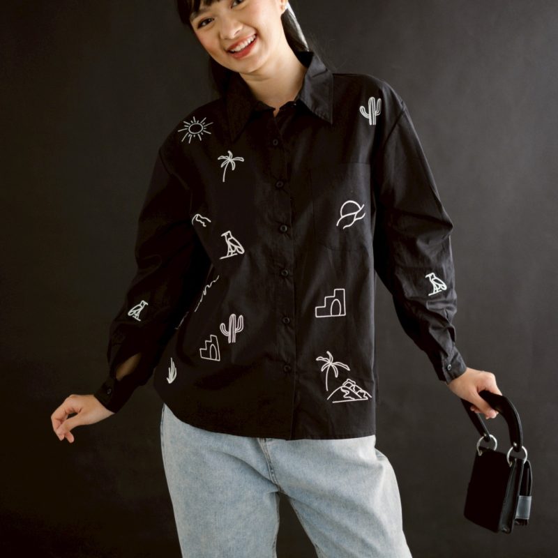 Zoeyna Shirt Black