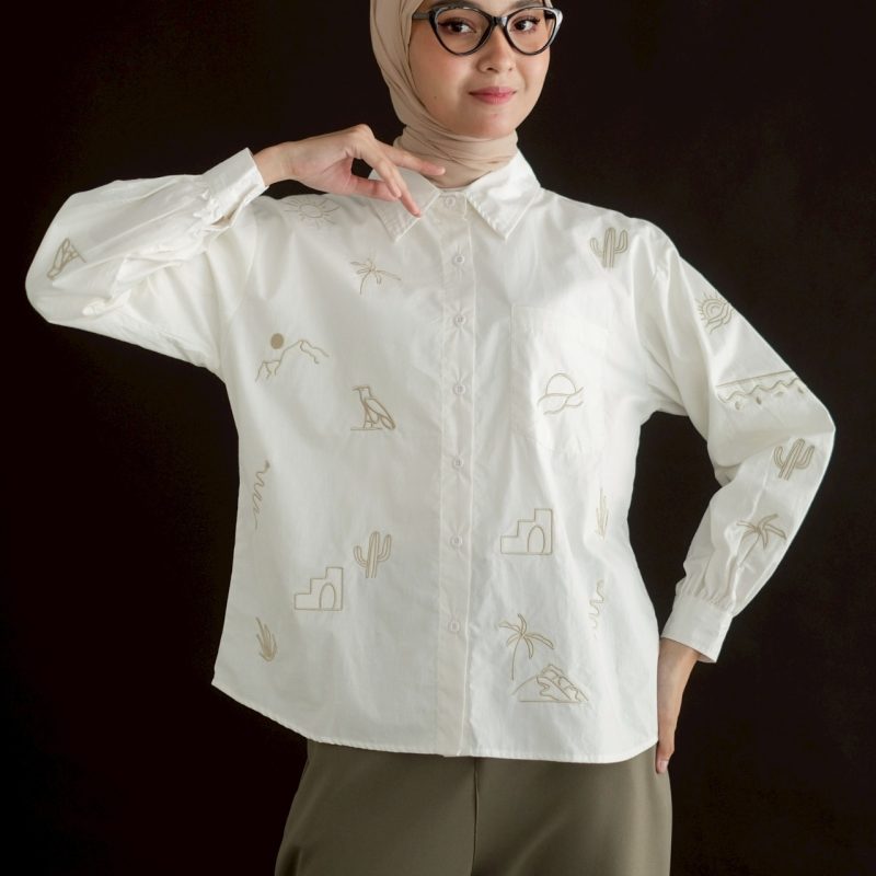 Zoeyna Shirt Broken White