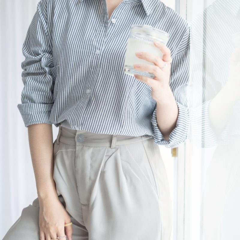 Malirha Oversize Shirt Misty Black