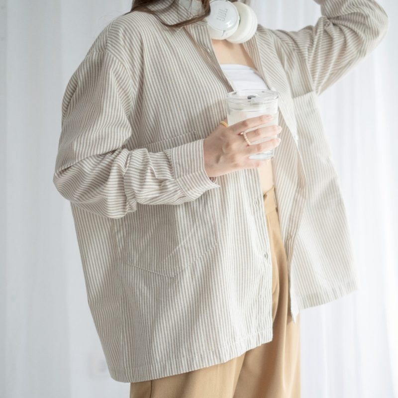 Malirha Oversize Shirt Khaki