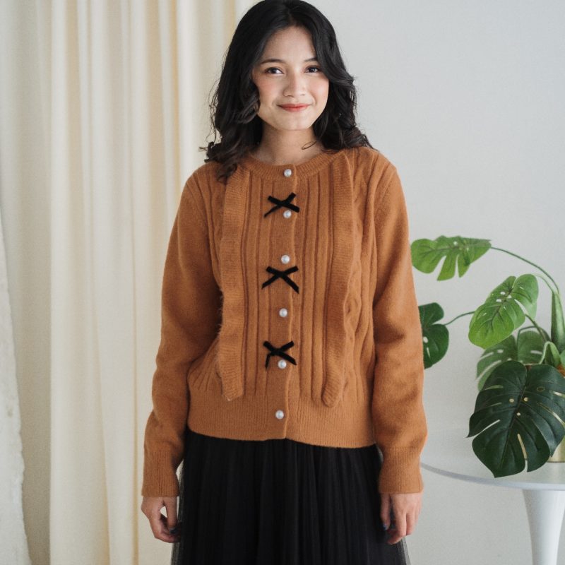 Xaisha Cardigan Kode 117 Teracotta