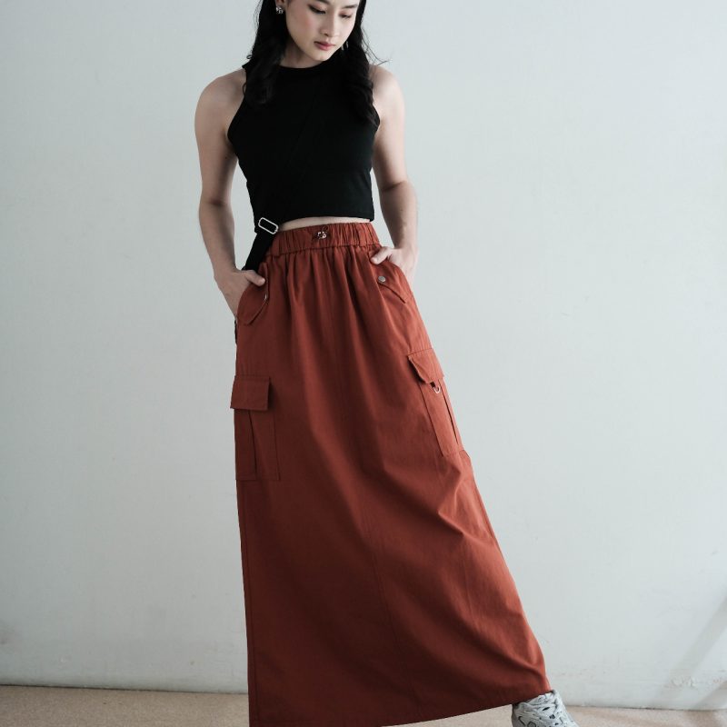 Hiza Skirt Kode 146A Terracota