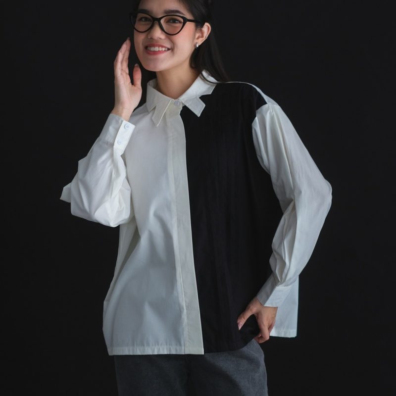 Hadley Shirt Broken White-Black