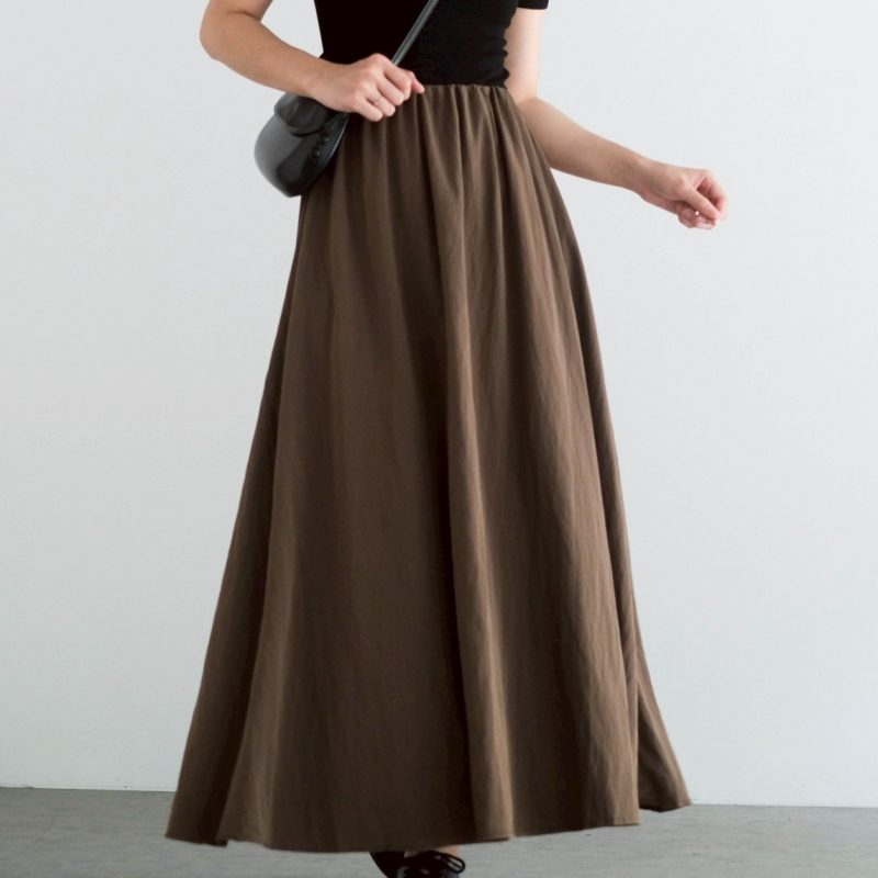 Olenka Skirt Kode 284F Dark Brown