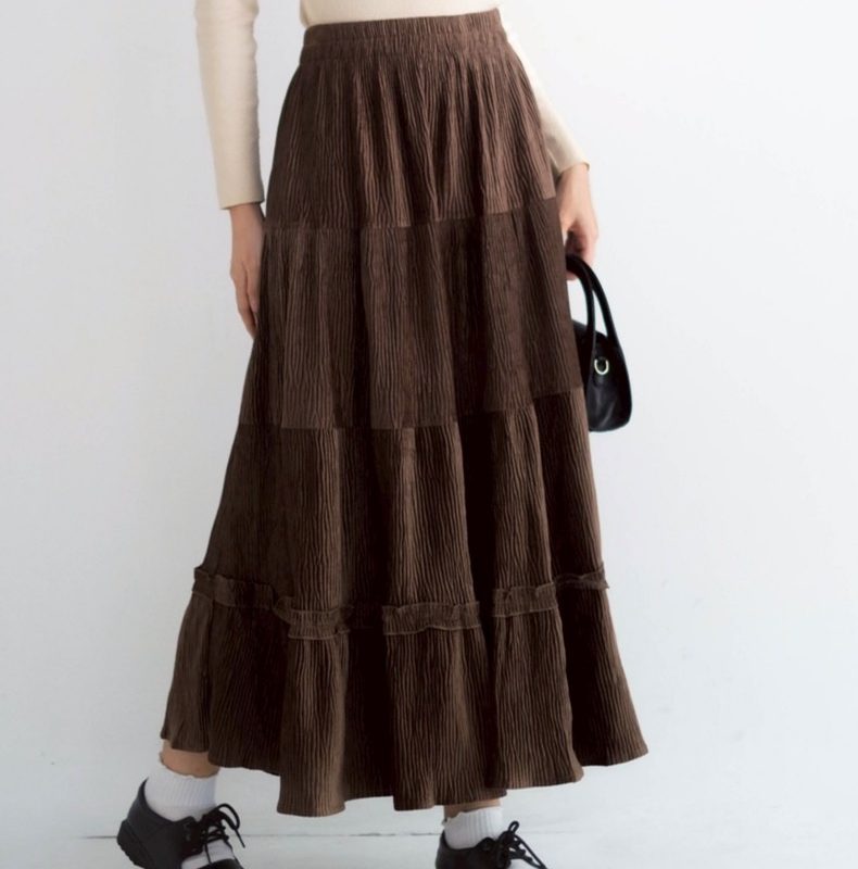 Lalita Skirt Kode 370F Dark Brown